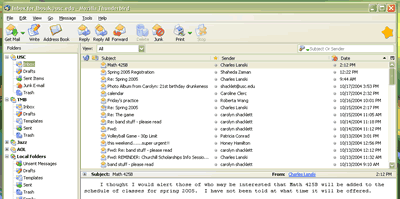 iCandy Jr thunderbird theme screenshot